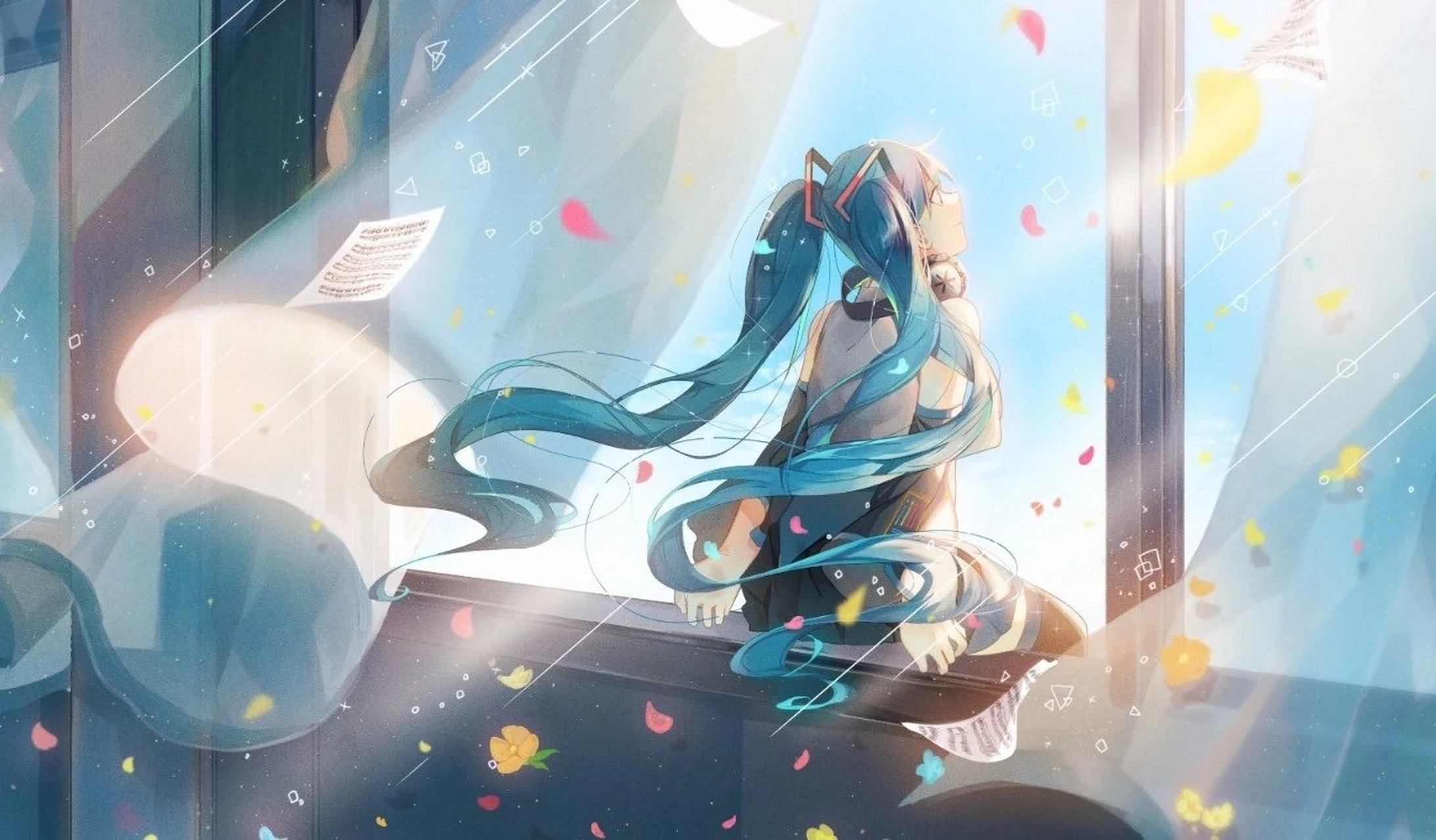 初音miku壁纸 横屏 高清大图