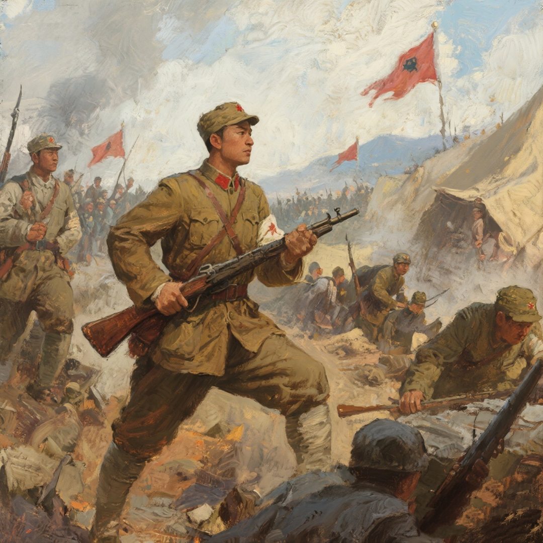 骄植靠拐娇拐交骺拐脚渫贾泄 革命战争图片抗战插图抗战冲锋民国